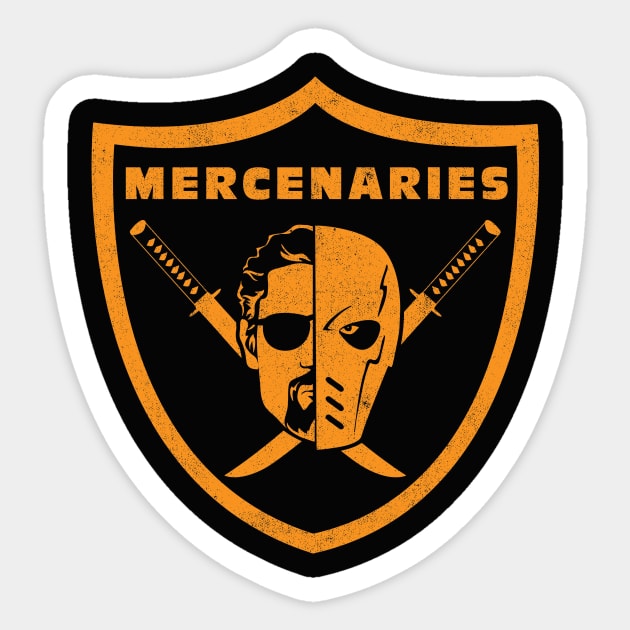 Mirakuru Mercenaries Sticker by kentcribbs